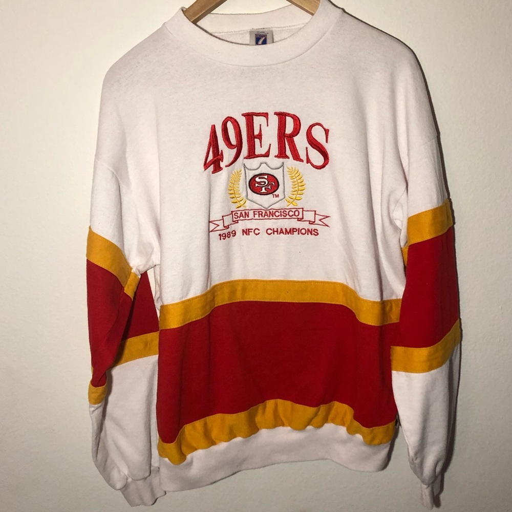 Vintage 49ERS 1989 NFC Champions Crew neck